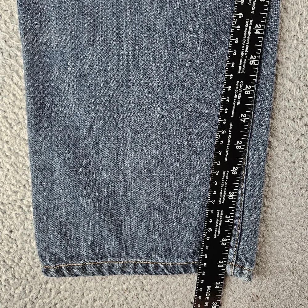 Levis Jeans Mens‎ 34x34 Blue 514 Straight Leg Medium Wash Zip Fly Denim Classic